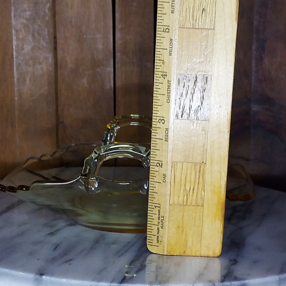 Yellow Butterfly Depression Glass - Picture 9 of 14